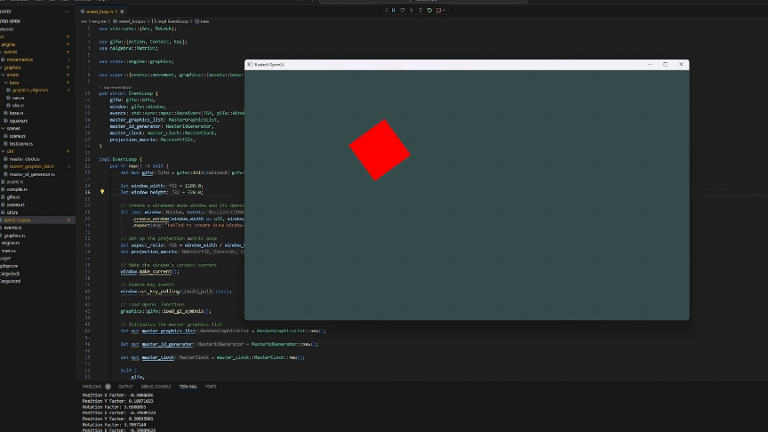 A Rust Application to learn game engine and graphics development
