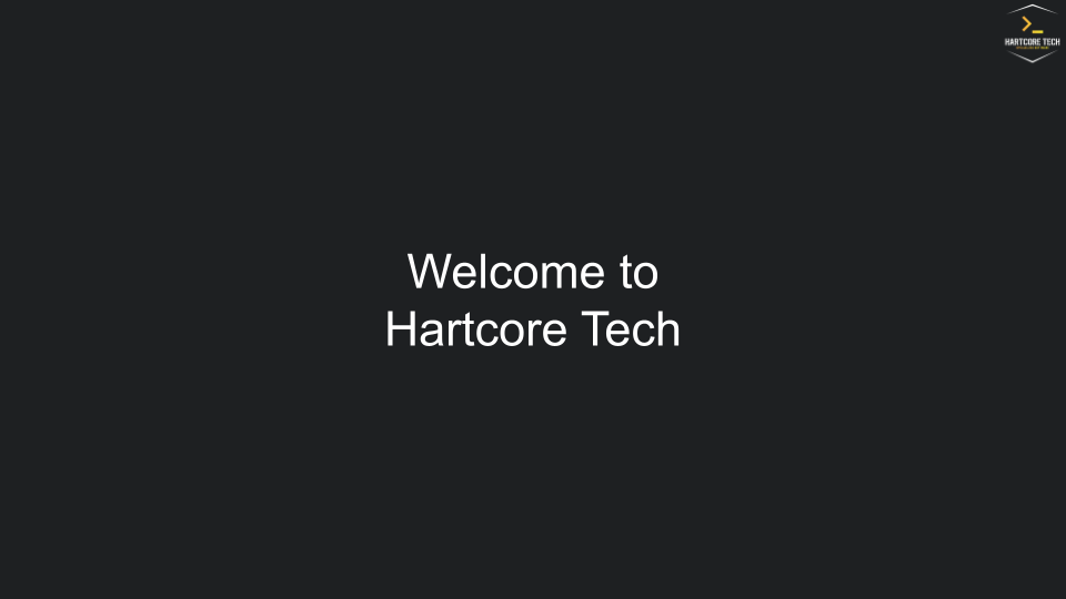 Welcome to Hartcore Tech